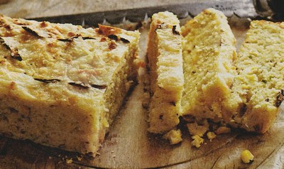 picture of Spiced cheese cornbread 
 Breads